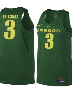 Male Oregon Ducks Dark Green Payton Pritchard NCAA Basketball Jersey