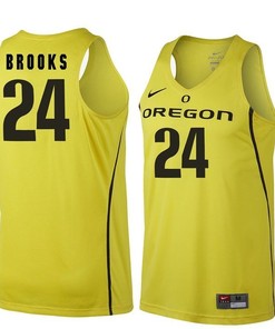 Male Oregon Ducks Gold Dillon Brooks NCAA Basketball Jersey