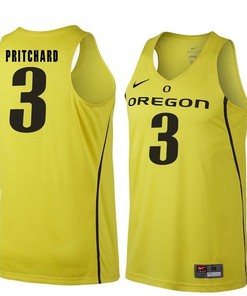 Male Oregon Ducks Gold Payton Pritchard NCAA Basketball Jersey