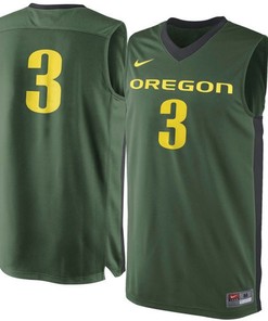 Male Oregon Ducks Green NCAA Basketball Premier Tank Top Jersey