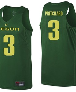 Male Oregon Ducks Green Payton Pritchard NCAA College Basketball Jersey