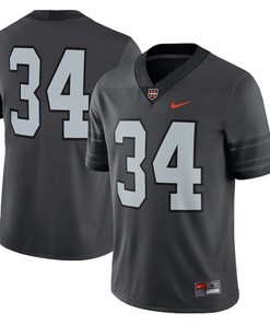 Male Oregon State Beavers Anthracite College Football Game Performance Jersey