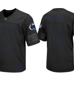 Male Penn State Nittany Lions Navy College Colosseum Blackout Football Jersey