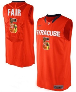 Male Syracuse Orange Orange C. J. Fair NCAA Basketball Jersey with Player Pictorial