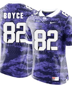 Male TCU Horned Frogs Purple Josh Boyce College Football Jersey
