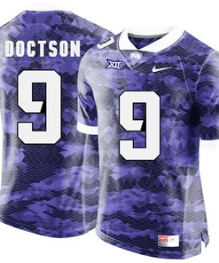 Male TCU Horned Frogs Purple Josh Doctson College Football Jersey