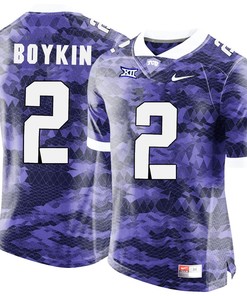 Male TCU Horned Frogs Purple Trevone Boykin College Football Jersey