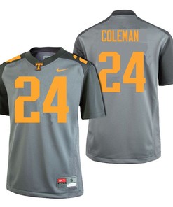 Male Tennessee Volunteers Gray Trey Coleman College Football Limited Gray Edition Jersey