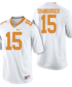 Male Tennessee Volunteers White Shawn Shamburger College Football Freshman Limited Jersey