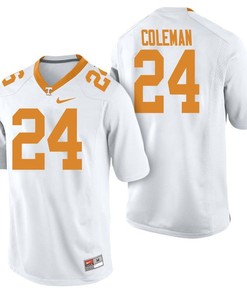Male Tennessee Volunteers White Trey Coleman College Football Freshman Limited Jersey