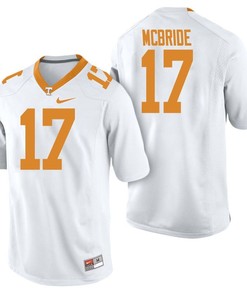 Male Tennessee Volunteers White Will McBride College Football Freshman Limited Jersey