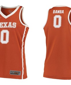 Male Texas Longhorns Orange Mohamed Bamba College Basketball Jersey