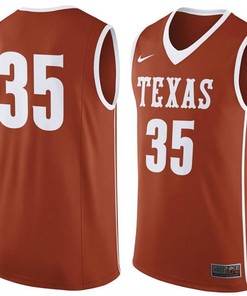 Male Texas Longhorns Orange NCAA Basketball Premier Tank Top Jersey