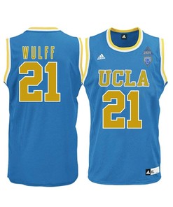 Male UCLA Bruins Blue AAlec Wulff College Basketball Jersey