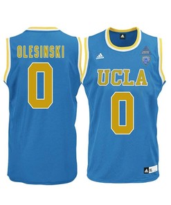 Male UCLA Bruins Blue Alex Olesinski College Basketball Jersey