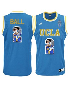 Male UCLA Bruins Blue Lonzo Ball NCAA College Basketball Jersey