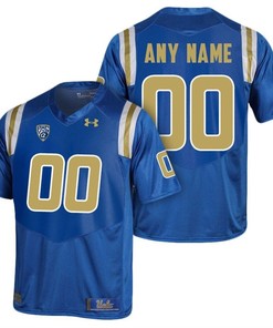 Male UCLA Bruins Royal College Football Custom Jersey