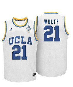 Male UCLA Bruins White Alec Wulff College Basketball Jersey