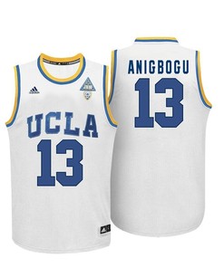 Male UCLA Bruins White Ike Anigbogu College Basketball Jersey