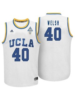 Male UCLA Bruins White Thomas Welsh College Basketball Jersey