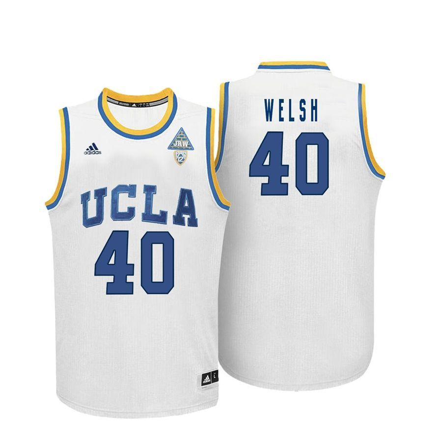 Male UCLA Bruins White Thomas Welsh College Basketball Jersey