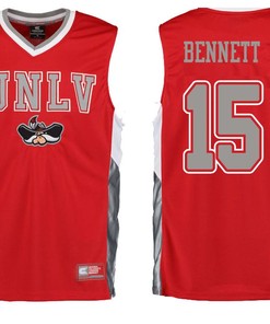 Male UNLV Rebels Red Anthony Bennett NCAA College Basketball Jersey
