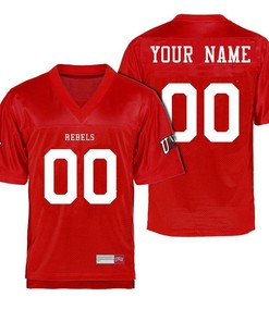 Male UNLV Rebels Red College Football Custom Jersey