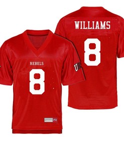 Male UNLV Rebels Scarlet Charles Williams College Football Name And Number Jersey