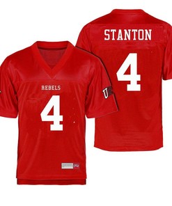 Male UNLV Rebels Scarlet Johnny Stanton College Football Name And Number Jersey