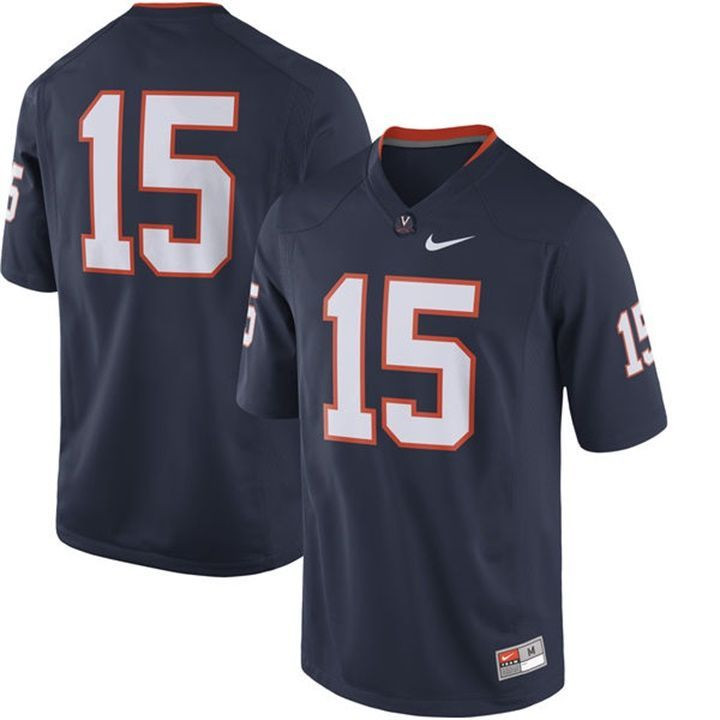 Male Virginia Cavaliers Navy Premier College Football Jersey