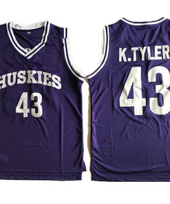 Male Washington Huskies Purple Kenny Tyler NCAA College Basketball Jersey