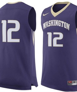 Male Washington Huskies Purple NCAA Basketball Premier Tank Top Jersey