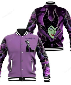 Maleficent Baseball Jacket 05 Personalized 3d Baseball Jersey
