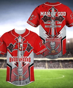 Man of God Tampa Bay Buccaneers Baseball Jersey Shirt