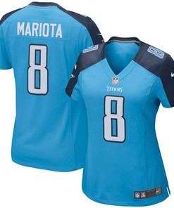 Marcus Mariota Tennessee Titans Nike Womens Alternate Game Jersey - Light Blue