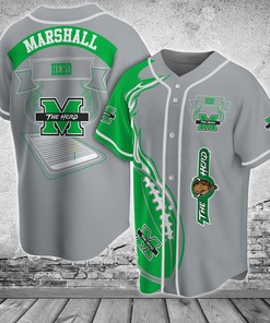 Marshall Thundering Herd NCAA Baseball Jersey Shirt Classic