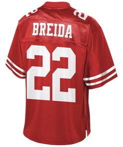 Matt Breida San Francisco 49ers Nfl Pro Line Team Player Jersey - Scarlet