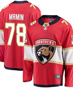 Maxim Mamin Florida Panthers Breakaway Jersey - Red