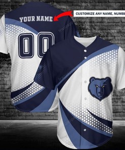 Memphis Grizzlies Personalized Baseball Jersey 238