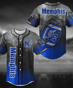 Memphis Tigers NCAA Baseball Jersey Shirt Grenade