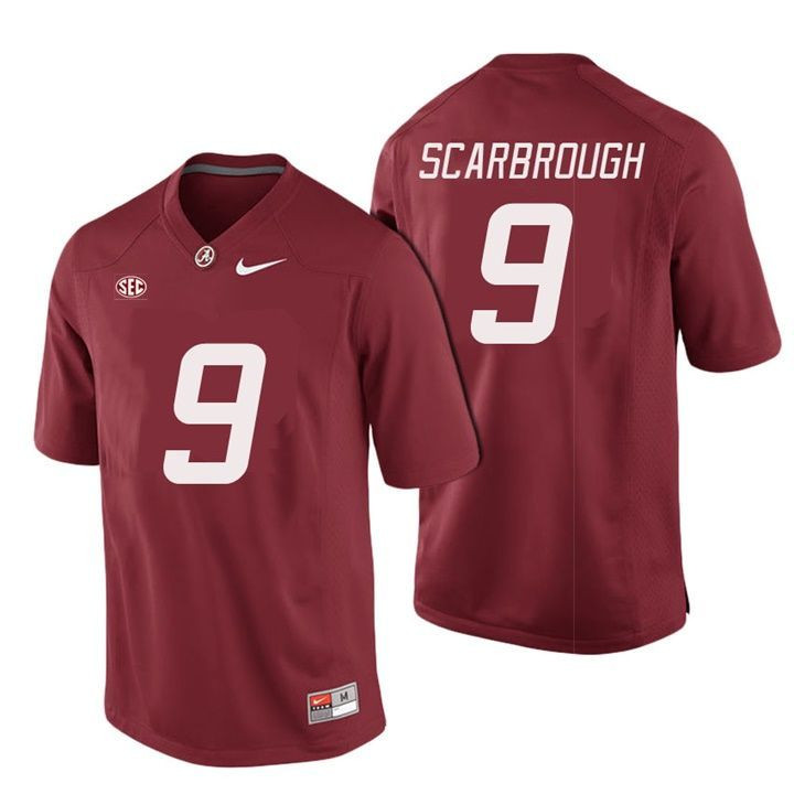 Men Alabama Crimson Tide Crimson Bo Scarbrough NCAA Football Limited Jersey