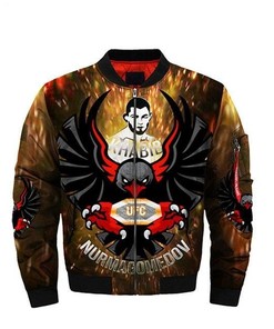 Men Bomber Jackets 3D Khabib Nurmagomedov The Eagle Russian UFC Jacket Streetwear