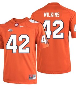 Men Clemson Tigers Orange Christian Wilkins NCAA Football Limited Jersey