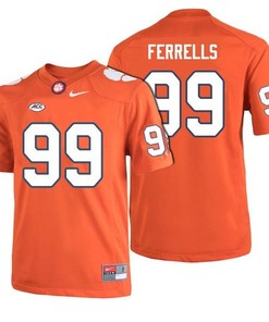 Men Clemson Tigers Orange Clelin Ferrell NCAA Football Limited Jersey