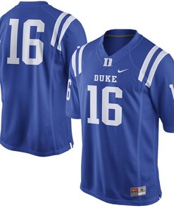 Men Duke Blue Devils #16 Royal College Football Jersey