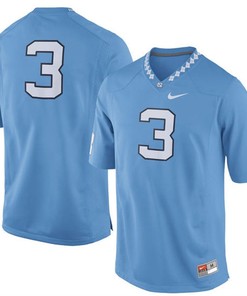 Men North Carolina Tar Heels Light Blue Football Jersey
