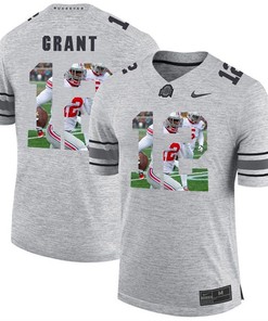 Men Ohio State Buckeyes Gray Doran Grant College Football Fashion Jersey