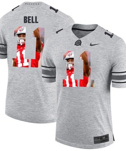Men Ohio State Buckeyes Gray Vonn Bell College Football Fashion Jersey