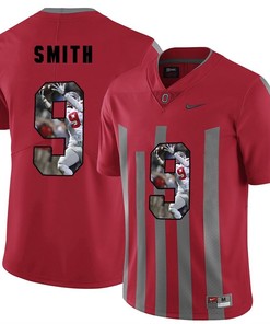 Men Ohio State Buckeyes Red Devin Smith NCAA Football Fashion Jersey