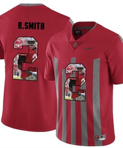 Men Ohio State Buckeyes Red Rod Smith NCAA Football Fashion Jersey